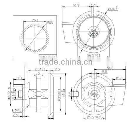 high quality Safe Lock Cylinder
