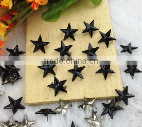 Best price Black Star Studs, Gold Pearl Stud Metal Claw Beads for garment accessories