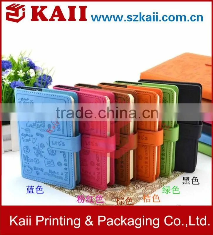 reliable supplier of loose leaf leather journal diary notebook in China
