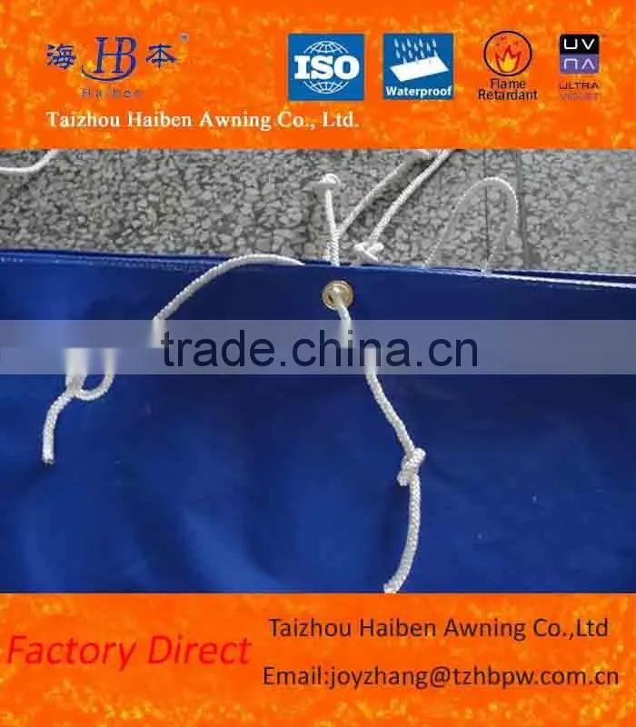 High Quality PVC Truck Tarp With Metal Eyelets