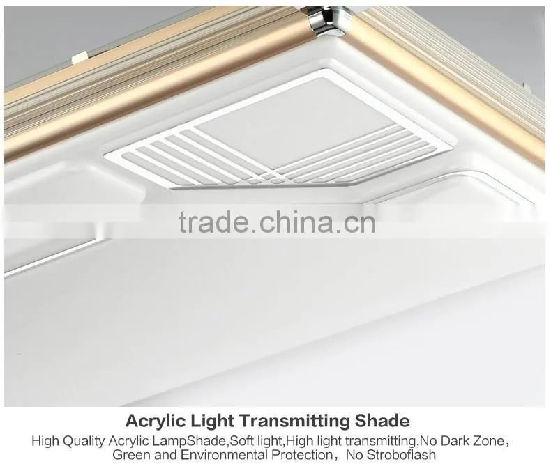 2016 New Design lighting fixture led ceiling light square semi-flushmount ceiling light