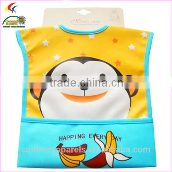 baby dinner dress baby bib long sleeve