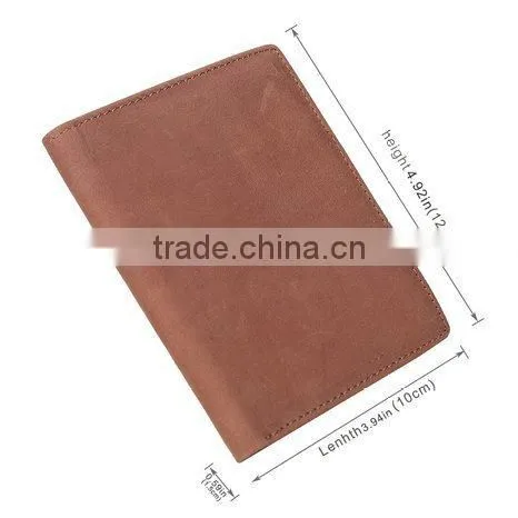 Stylish Men Dual Genuine Leather Flip-up Driving License Clutch Holder