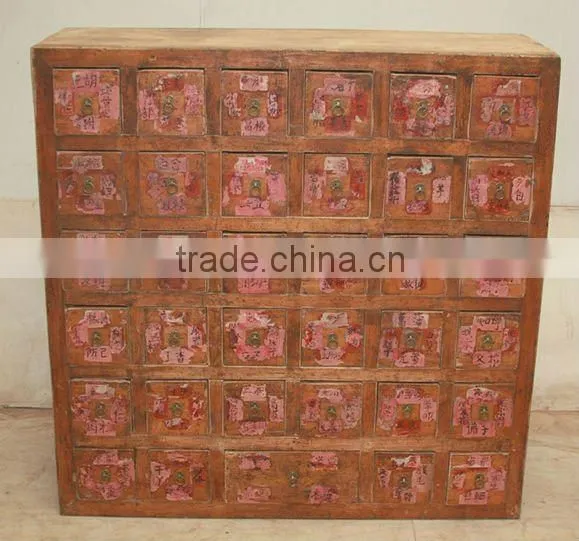 Chinese antique medicine storage cabinet