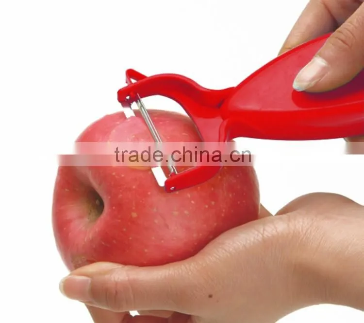 ABS+S/S 12.5*6.6 Kitchen tools stainless steel cute fruit&vegetable peeler/potato peeler