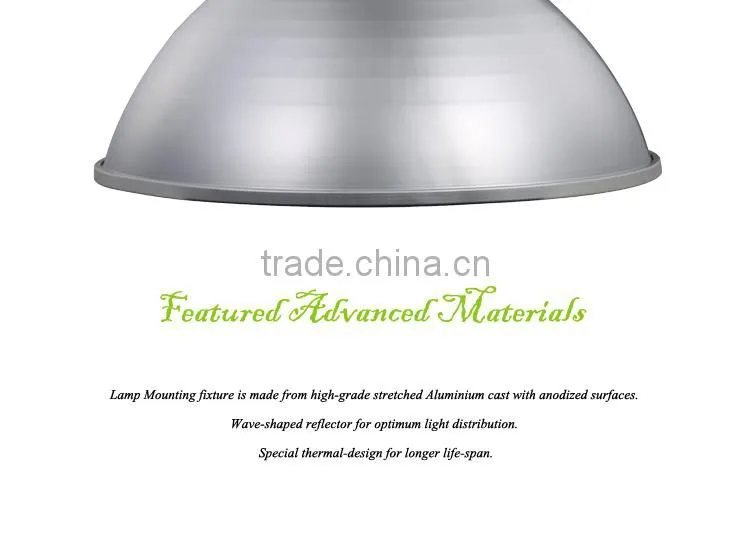 High efficiency industrial fluorescent lighting high bay 200w factory