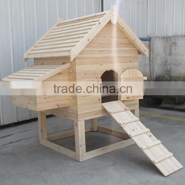 outdoor wooden eco friendly chicken coop