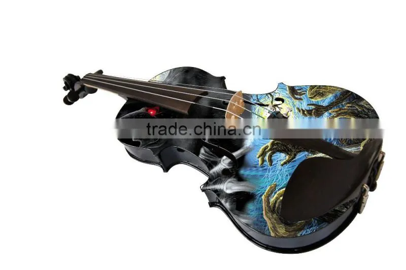 Hot Sale Popular Art With Halloween Theme Student Violin