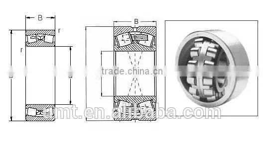 china bearing Hight precision spherical roller bearing 24013 cc/w33 with automobile parts