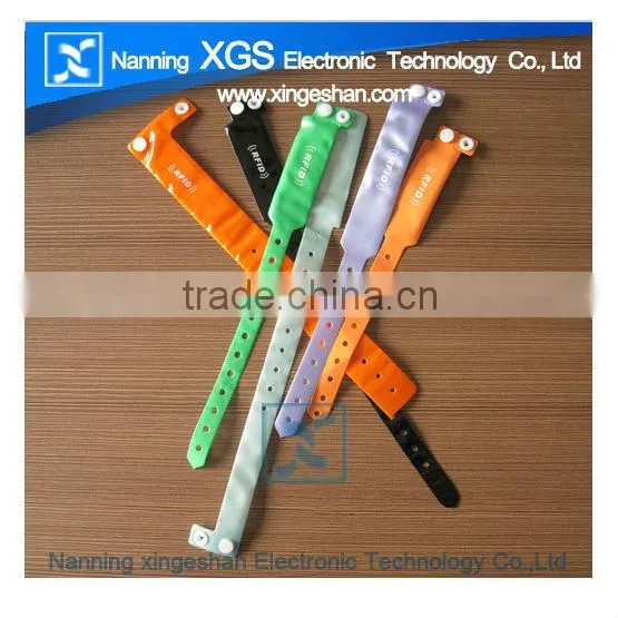 Fabric Flower Baby Hospital Rfid Wristbands For Medical