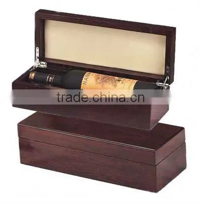 Top grade wooden gift boxes for wine bottles
