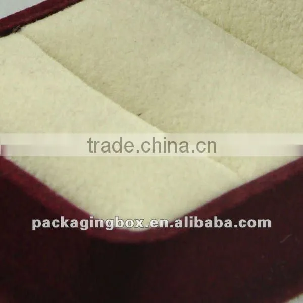 New Christmas velvet single ring box