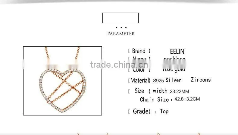 silver heart necklace