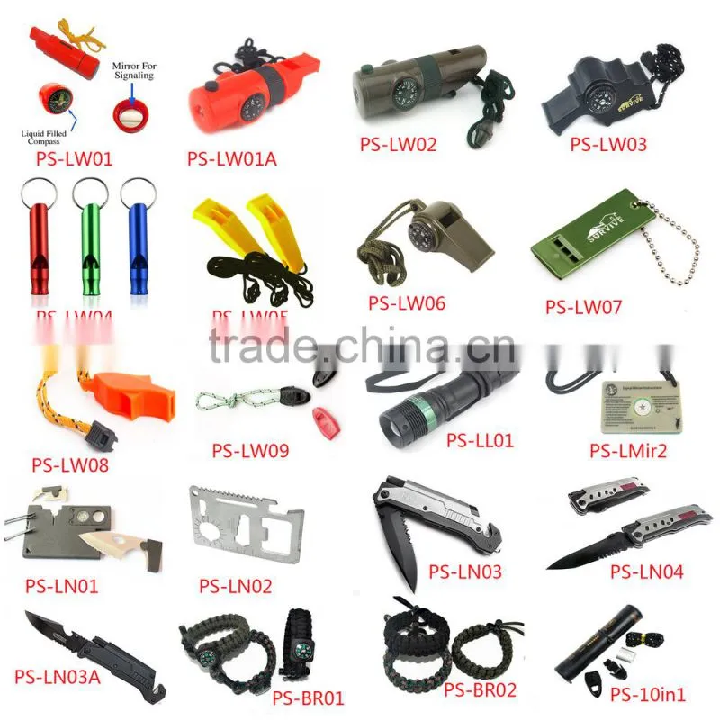 Black Tactical Hunting Knife w/ Fire Starter TK10609-70 for 2015 hot selling item