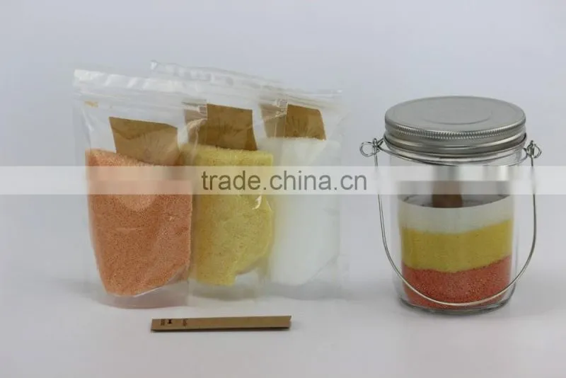 DIY candles with cotton wick / sand candle for DIY