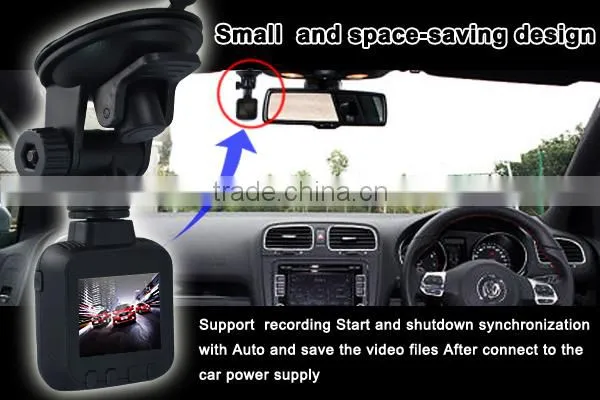 Smallest body biggest horizon 1.5inc gps g-sensor night vision1080p mini car black box camera