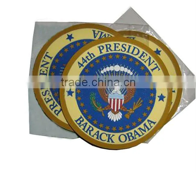 printed pvc rubber cup coaster
