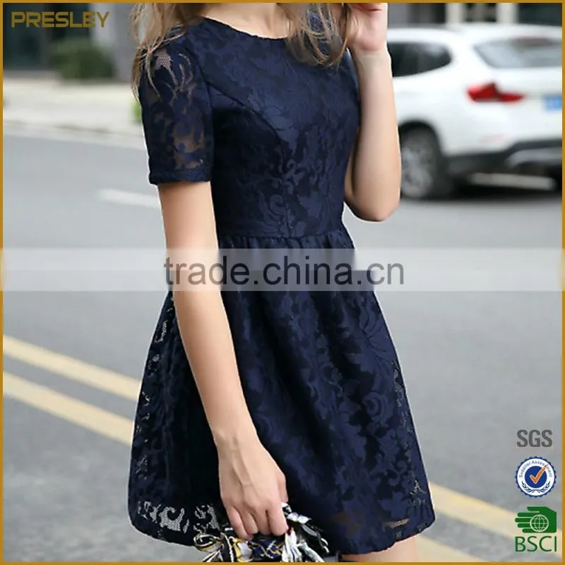 2016 Latest lace summer dress fashion lady dress , Wholesale Woman Dress 2016