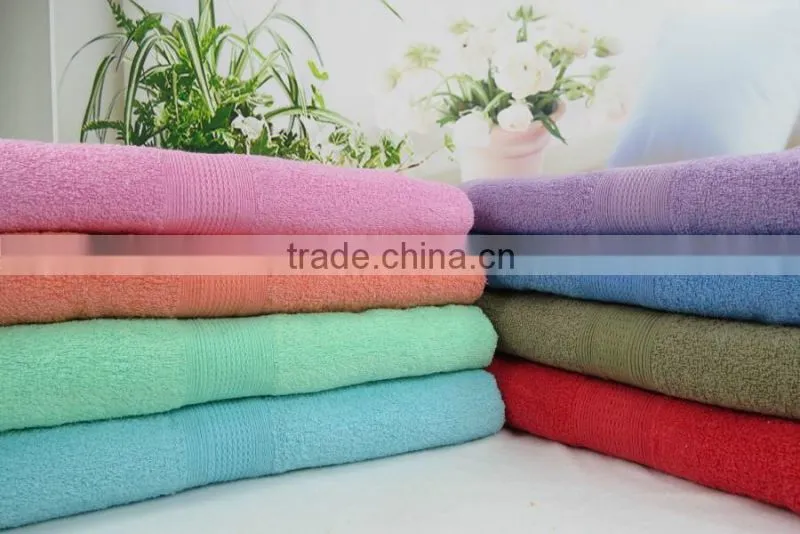 China supplier the big one highly asorbent personalized solid bath towel