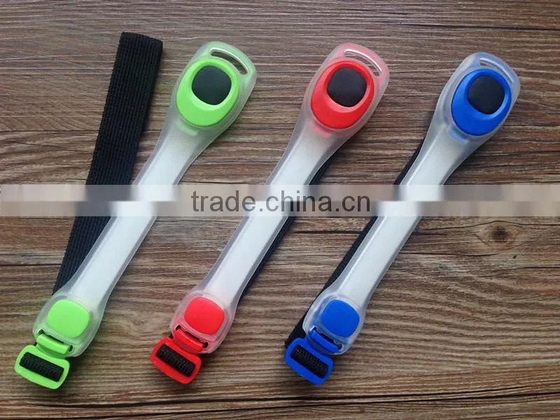 New design plastic promotion led reflective belt