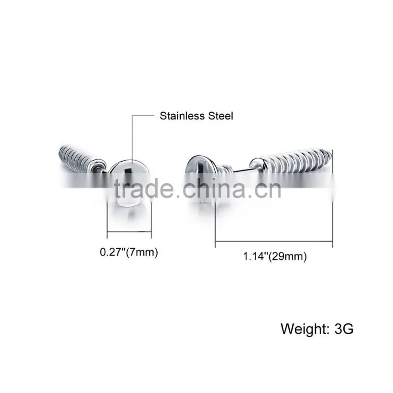 Latest wholesale fashion stainless steel penis earring