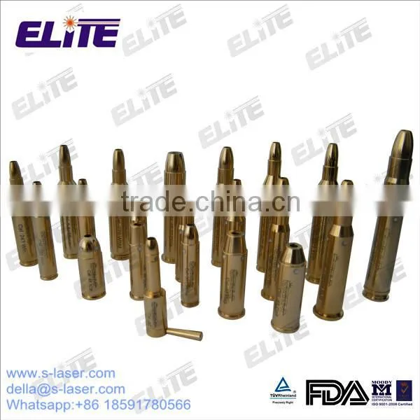 FDA Approved Deactivated Brass 5.8mm Laser Bore Sight, Red Dot Caliber Cartridge