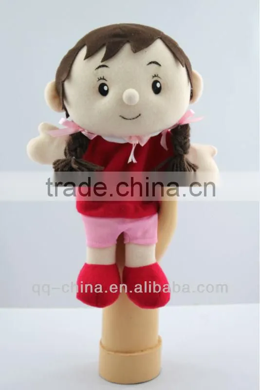 11" girl puppets hand