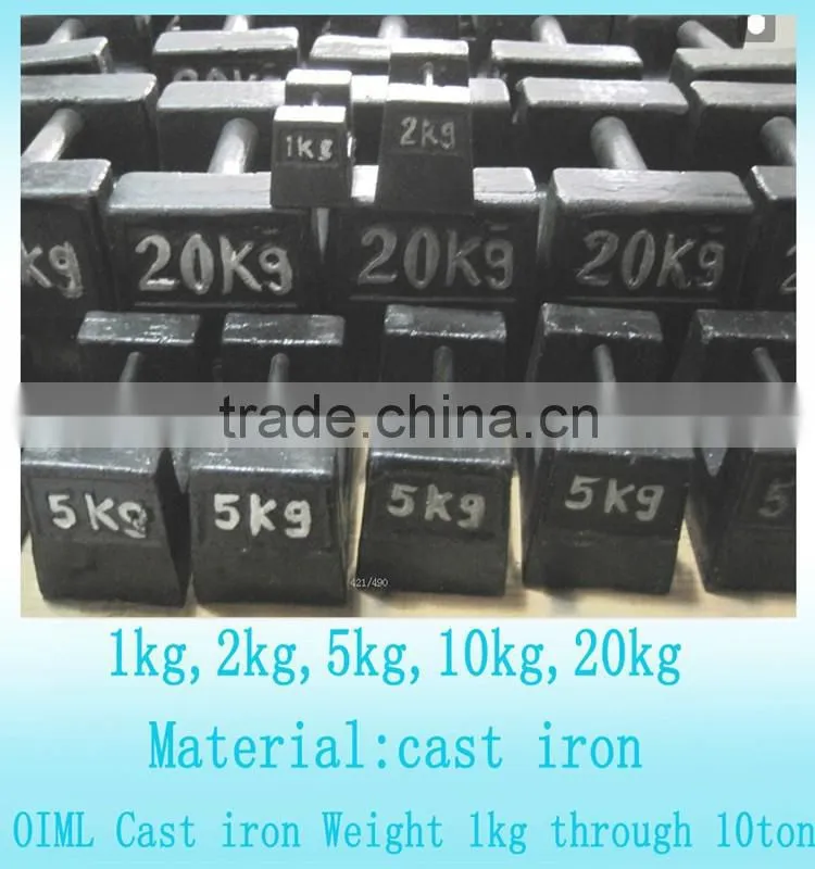 M1 class 20kg test weights, 20kg cast iron weights, 20kg weight for elevator calibration
