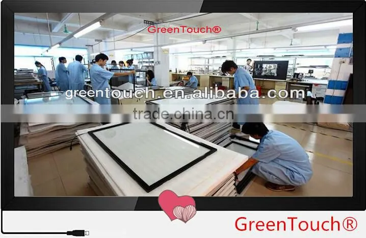 18.5 inch infrared Touch Screen Frame, USB Multi-touch Screen Overlay Kit
