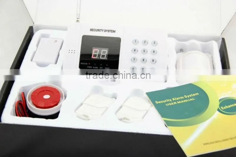 universal wireless safety alarm kit for home, support 3 modes for each zone