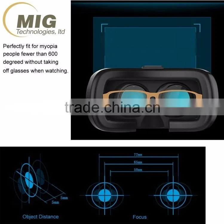 2nd generation movies use 3d vr box hot sell online amazing vr glasses universal for all mobile phones