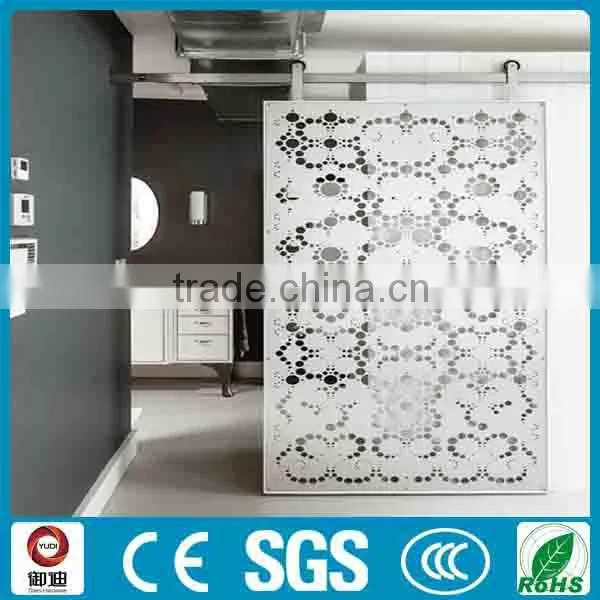 factory low price indoor house elegant black color wrought iron parttion