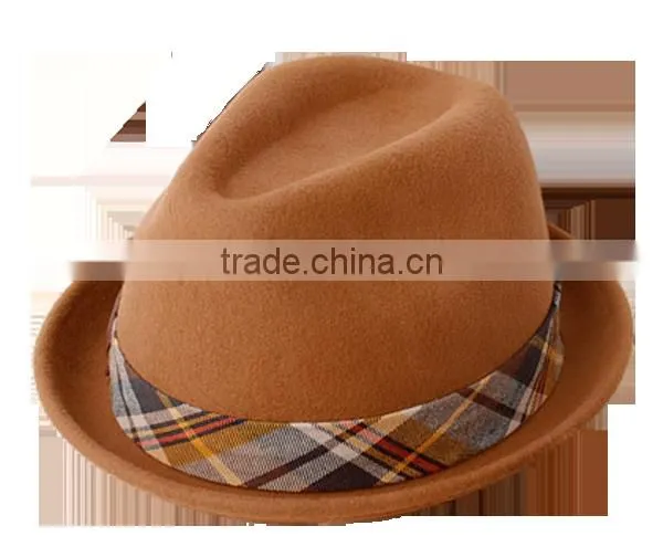 Wool Felt Trilby Hat