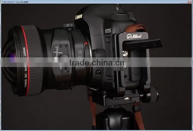 L plate bracket made for Canon 5DII Arca Sunwayfoto Markins Kirk Benro