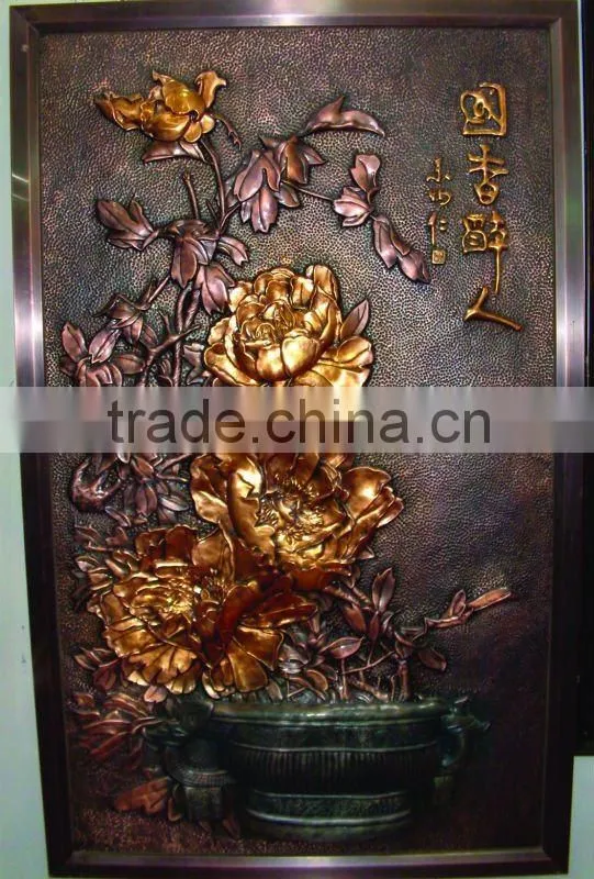 2012 new design Bronze mural design Very beautiful HM-19