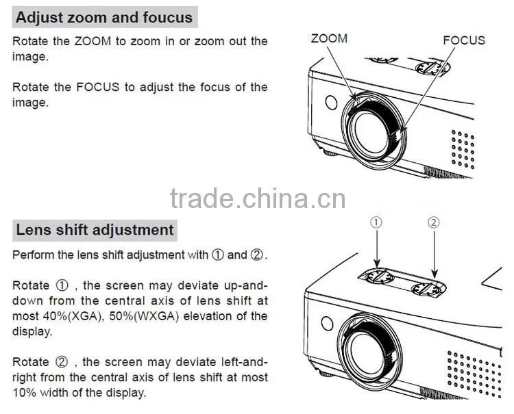Hot selling product Outdoor Large Venue projector Support a large screen splicing Technology Projector dmd chip projector