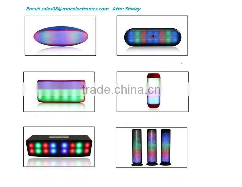 Mini Pill colorful Wireless Bluetooth Speaker with led light