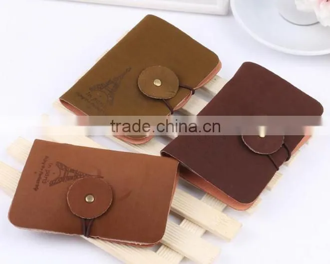 New design retrostyle id card holder leather with low price