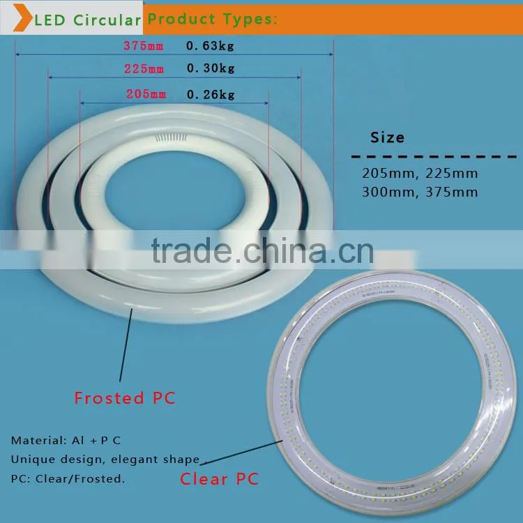 g10q socket t9 2800-7000K 205mm 225mm 300mm 12 inch circular led