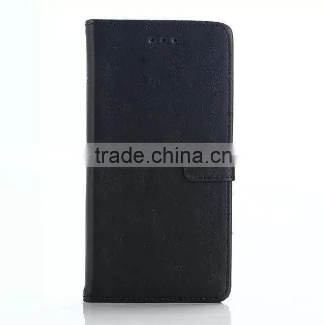 Most popular flip pattern wallet leather case for Blackberry LEAP with stand