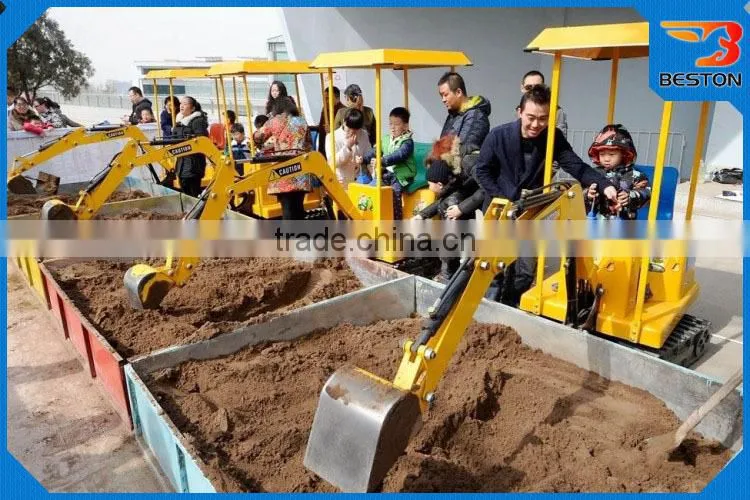 children electric amusement park excavator toys educational fancy toys for sale