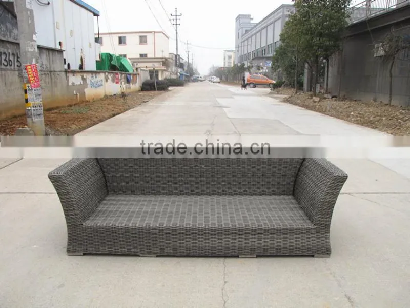 LOW PRICE ALUMINIUM THREE SEAT CHAIR FURNITURE RATTAN