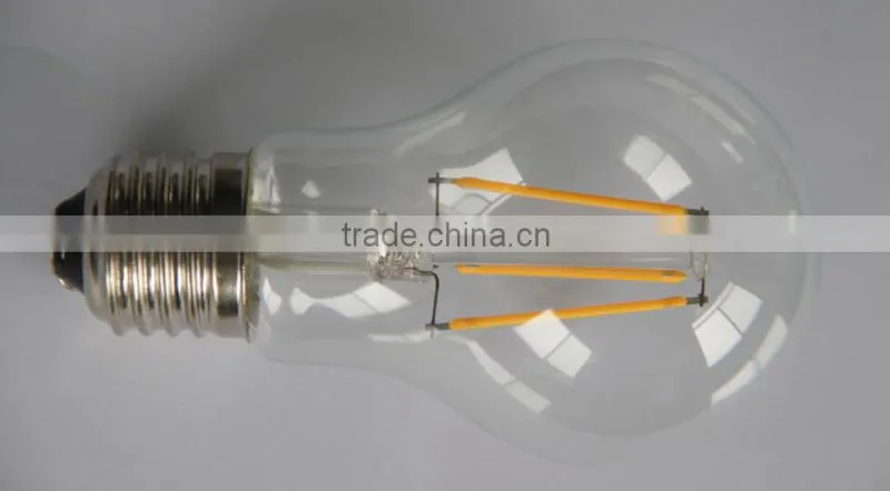 360 degree A60 4W dimmable led filament bulb