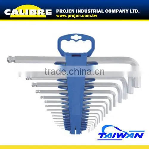 CALIBRE 17PC Extra Long Ball Point Hex Key wrench set