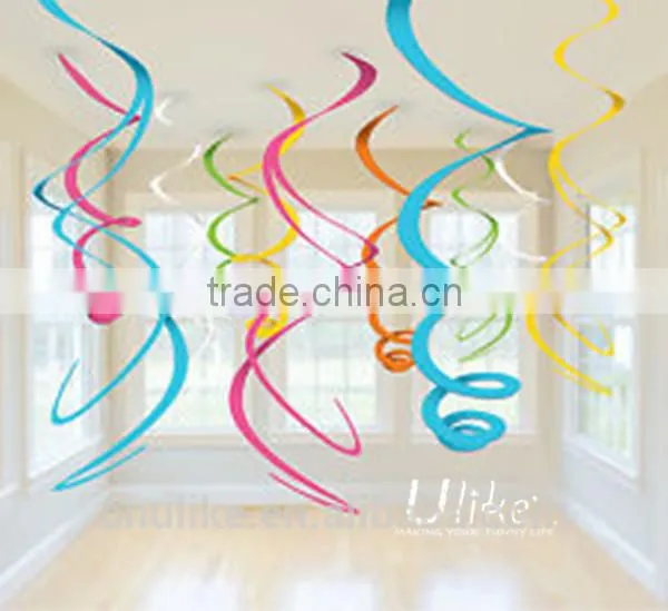 1st birthday tissue paper swirl decoration for baby shower decoration