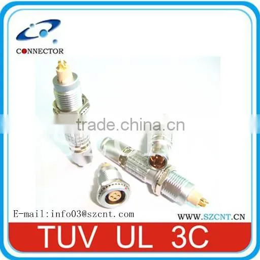 Metal push-pull self-locking 4 pins connector