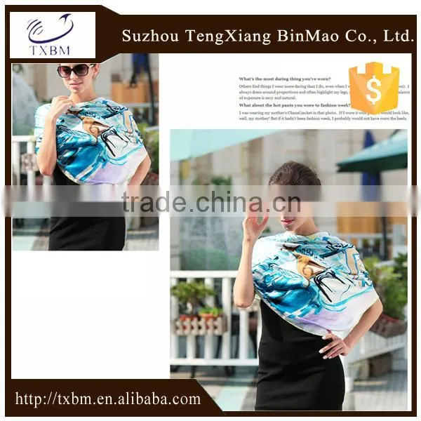 Factory supply No MOQ 100% Silk scarves