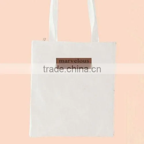 China supplier promotional shopping canvas tote bag for women