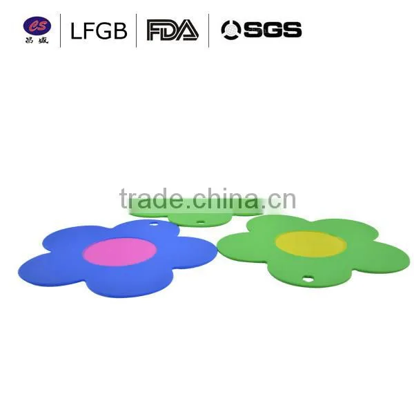 High quality silicone cup mat with customized design high temperature resistance