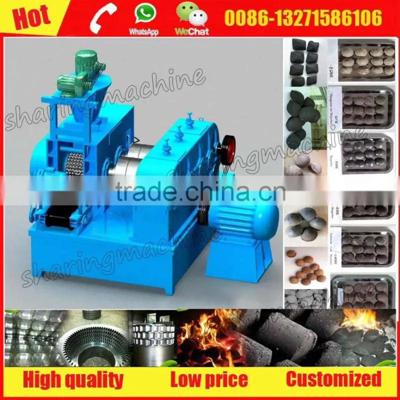 Hydraulic glowstone dust/fluorite powder briquette making machine
